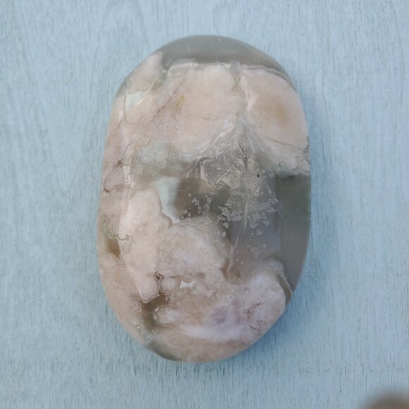 Flower Agate Palm Stone (FA607) - Picture 7 of 8